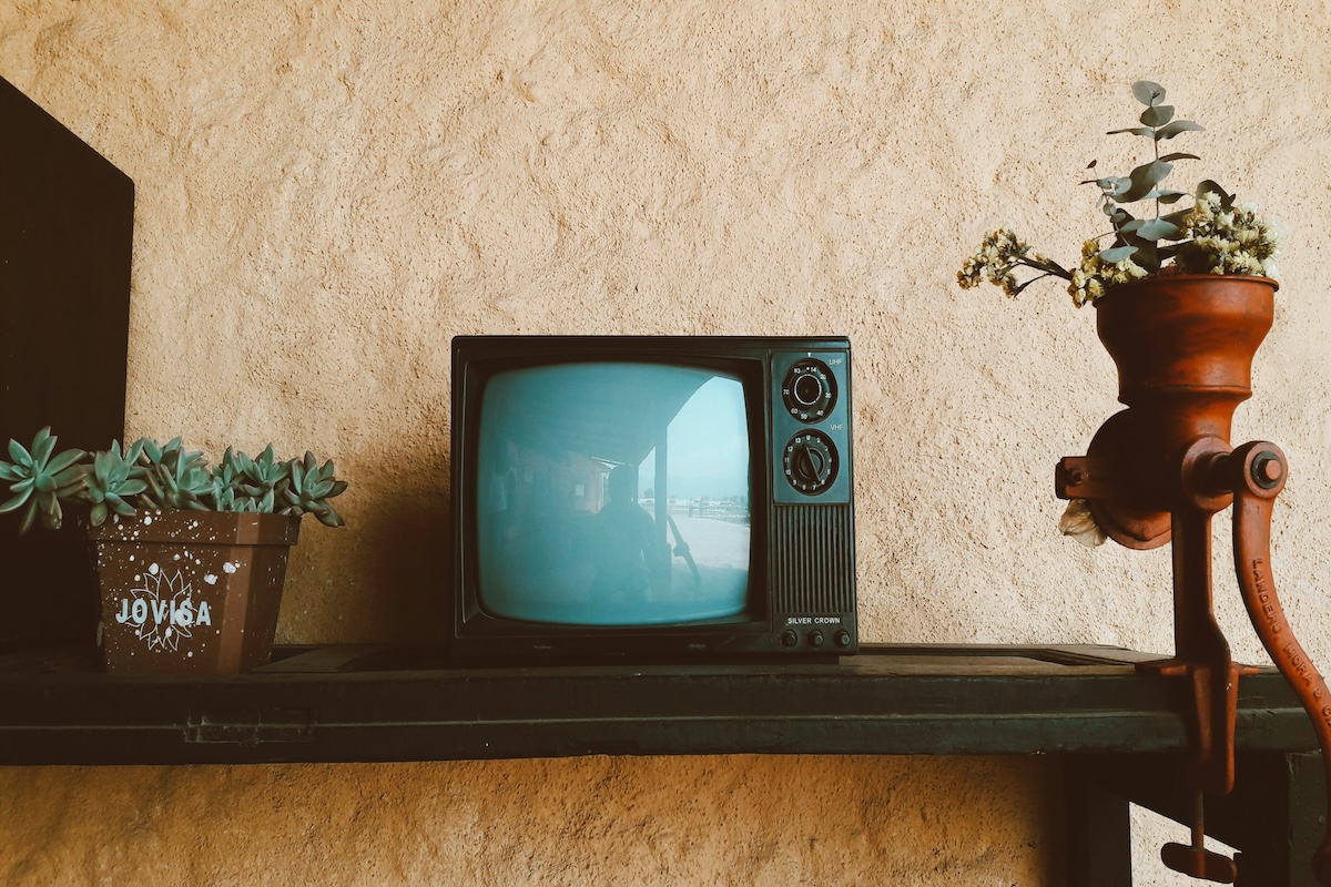 お洒落なブラウン管テレビ